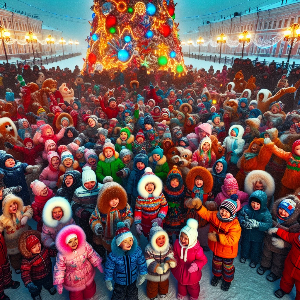 Детский отдых на новогодних праздниках в Омске