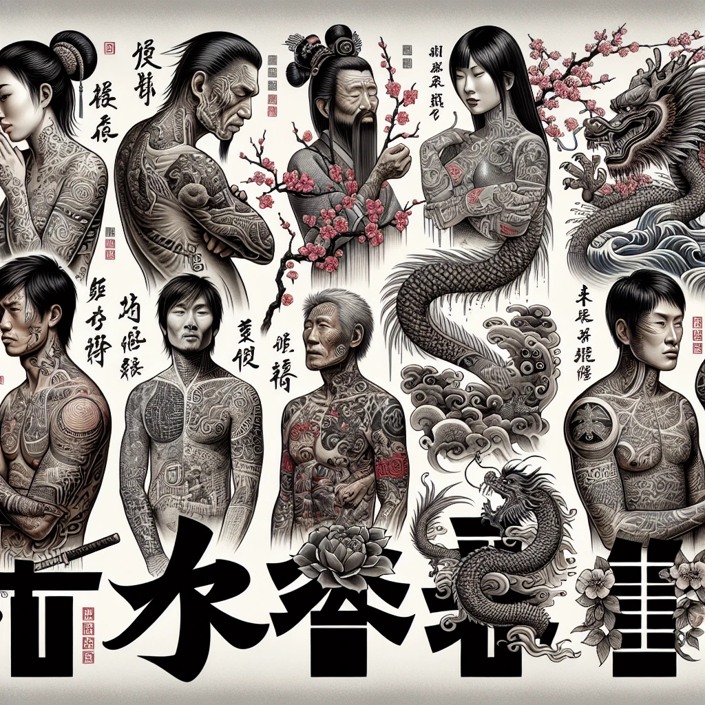 Искусство китайских иероглифов в татуировках
