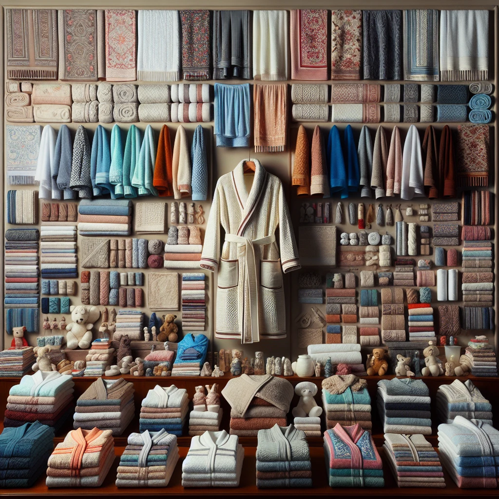 Широкий спектр банных полотенец и халатов
