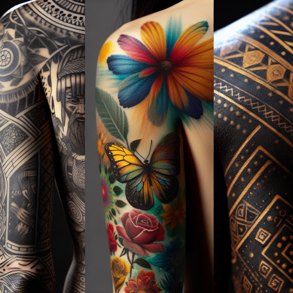 Изучение роли цвета в искусстве татуировки.