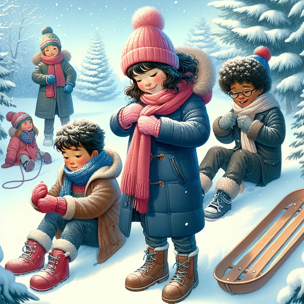 Как одеть детей в зимнюю страну чудес