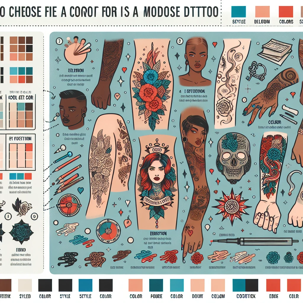 Как выбрать цвет для татуировки, чтобы она была более четкой и выразительной