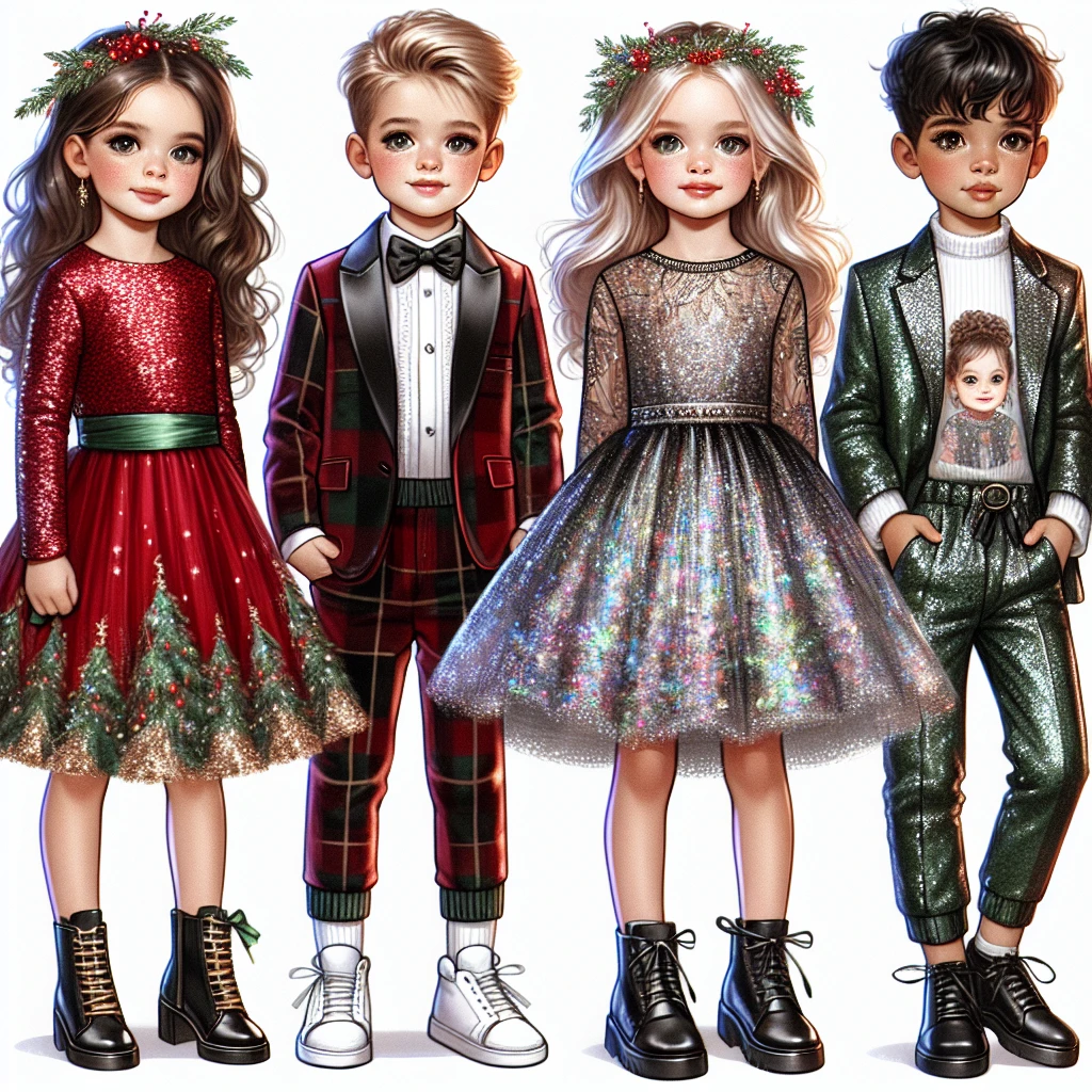 Новогодние наряды для детей: создавайте модные тенденции этого сезона