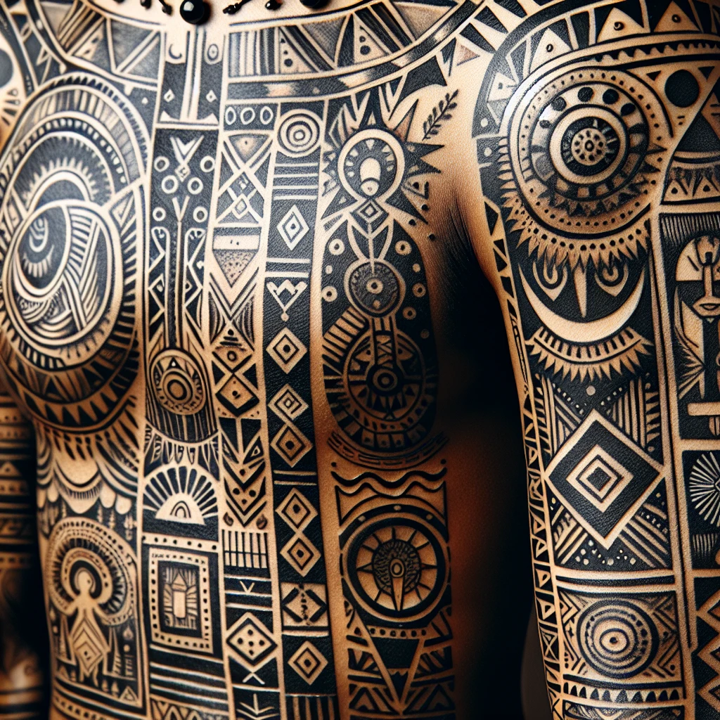 История племенных татуировок в африканских культурах