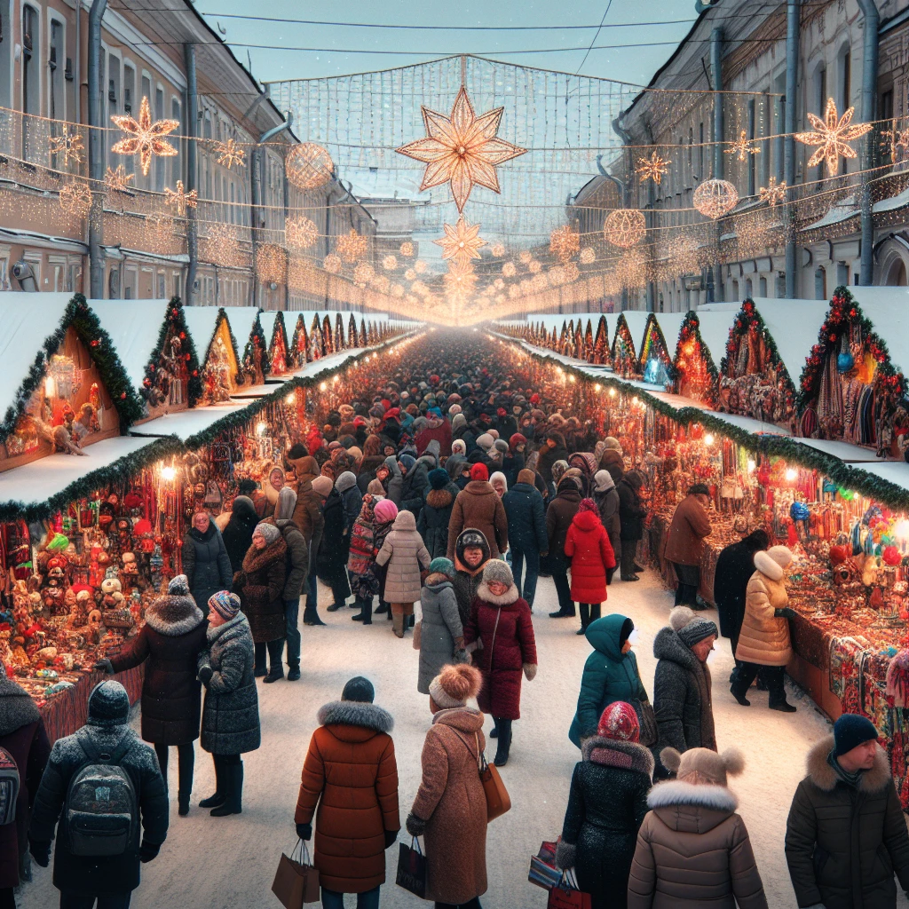 Праздничный шопинг и рынки в Омске
