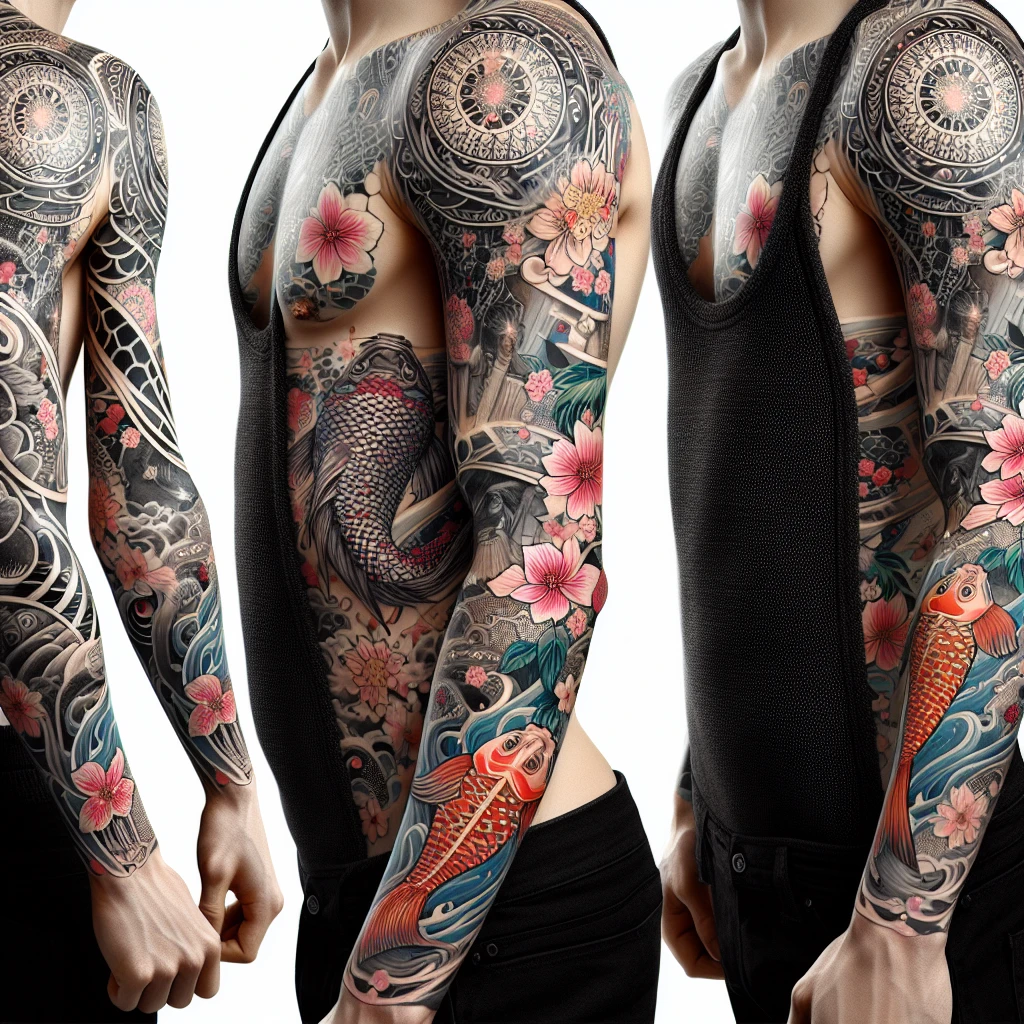 Татуировки на рукавах в Японии: уникальные и стильные украшения