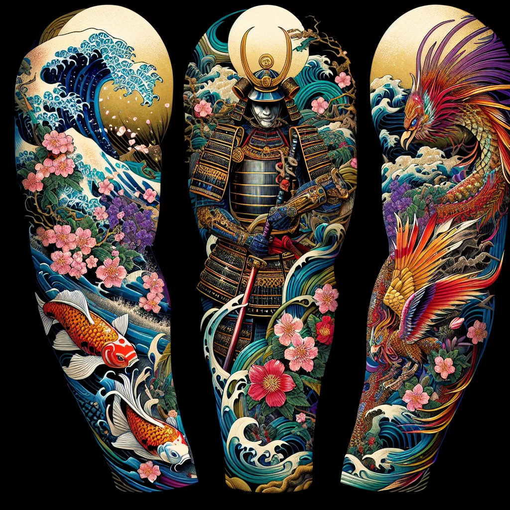 Япония и ее удивительные татуировки на рукавах