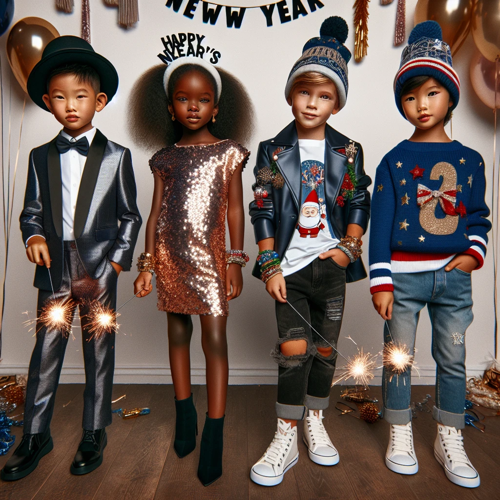 Задавайте тенденции с помощью новогодних нарядов для детей
